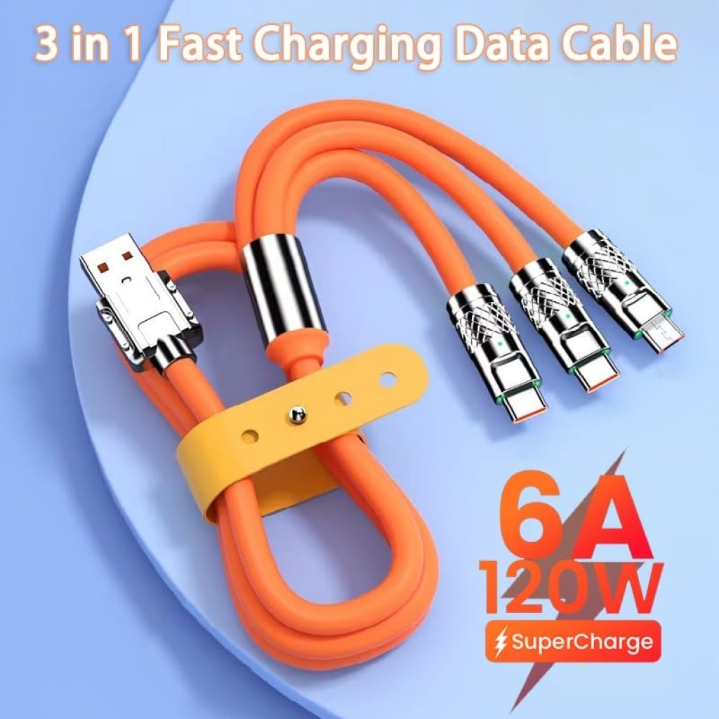 3 In 1 Fast Charging Cable(100W)