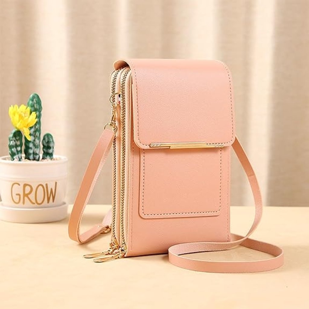 Leather Shoulder Bag Mobile Purse For Women