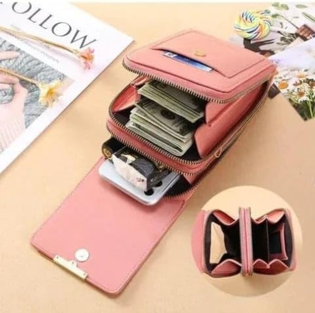 Leather Shoulder Bag Mobile Purse For Women